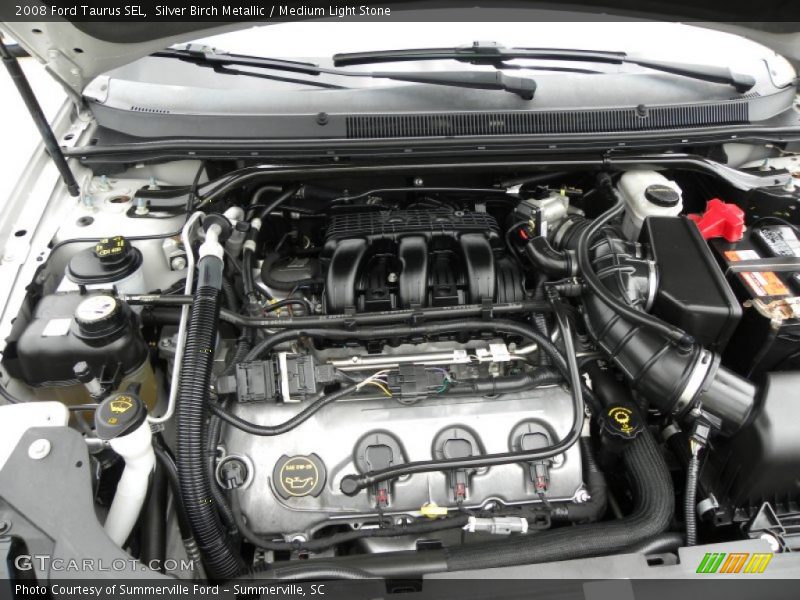 Silver Birch Metallic / Medium Light Stone 2008 Ford Taurus SEL