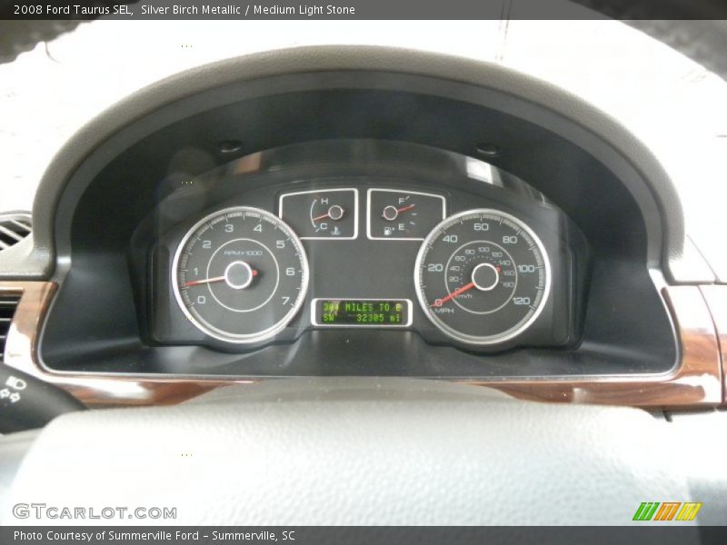 Silver Birch Metallic / Medium Light Stone 2008 Ford Taurus SEL