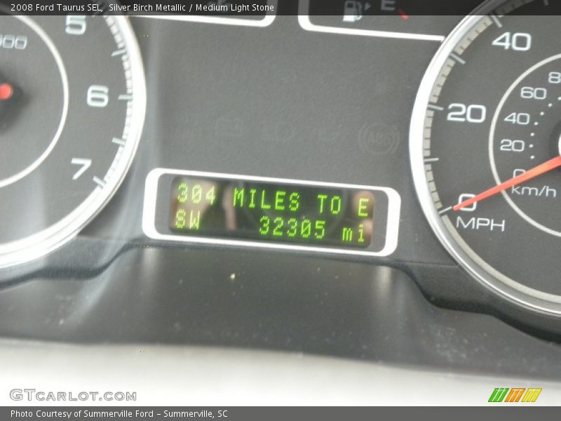 Silver Birch Metallic / Medium Light Stone 2008 Ford Taurus SEL