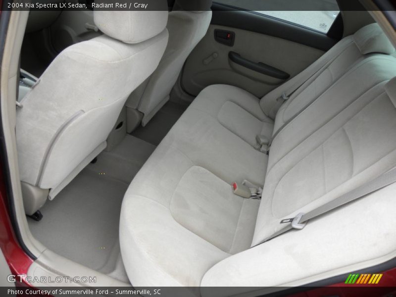 Radiant Red / Gray 2004 Kia Spectra LX Sedan