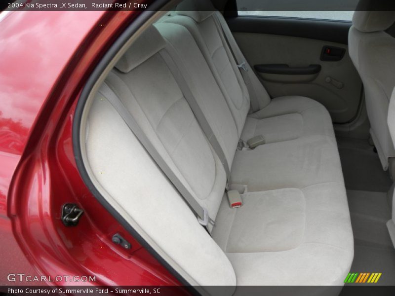 Radiant Red / Gray 2004 Kia Spectra LX Sedan