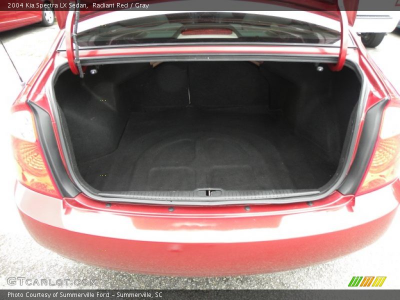Radiant Red / Gray 2004 Kia Spectra LX Sedan