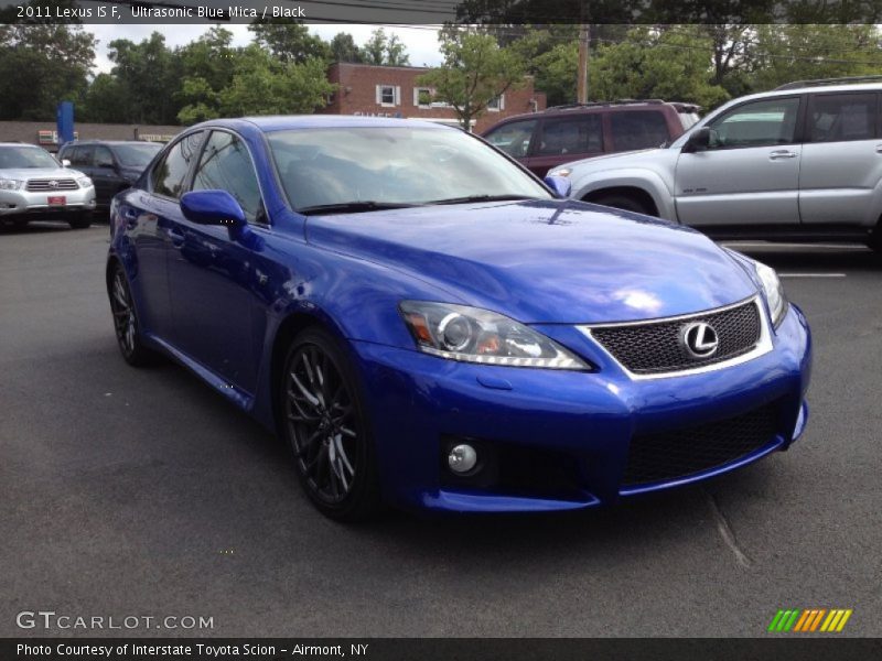 Ultrasonic Blue Mica / Black 2011 Lexus IS F