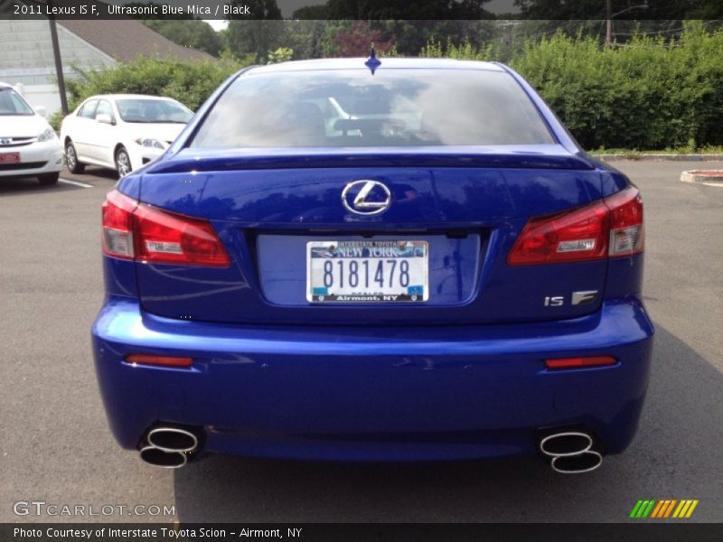 Ultrasonic Blue Mica / Black 2011 Lexus IS F