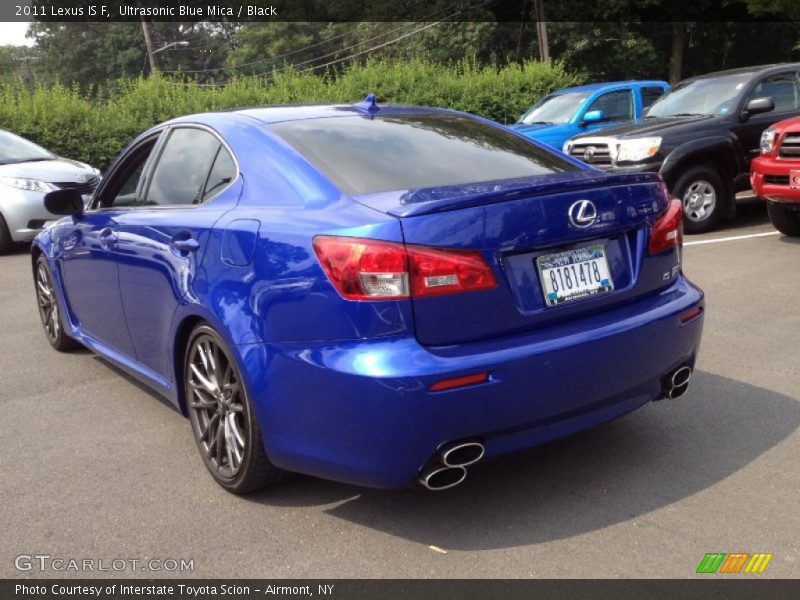 Ultrasonic Blue Mica / Black 2011 Lexus IS F