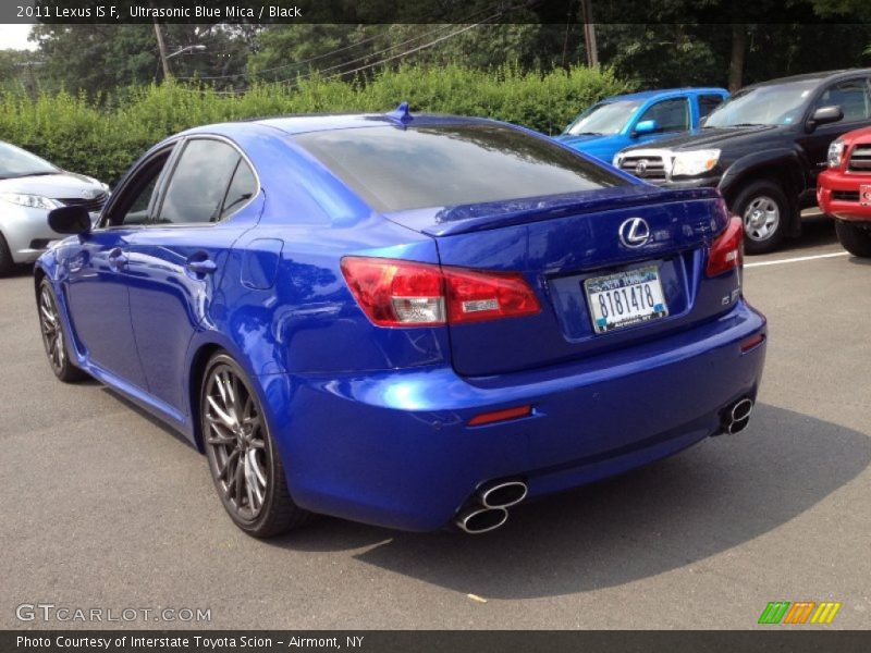 Ultrasonic Blue Mica / Black 2011 Lexus IS F