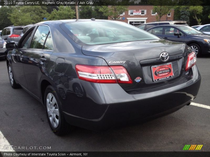 Magnetic Gray Metallic / Ash Gray 2010 Toyota Camry LE
