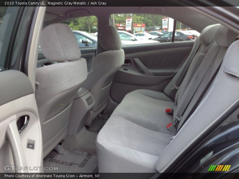Rear Seat of 2010 Camry LE