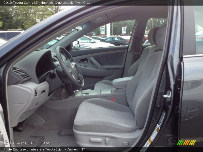 Front Seat of 2010 Camry LE