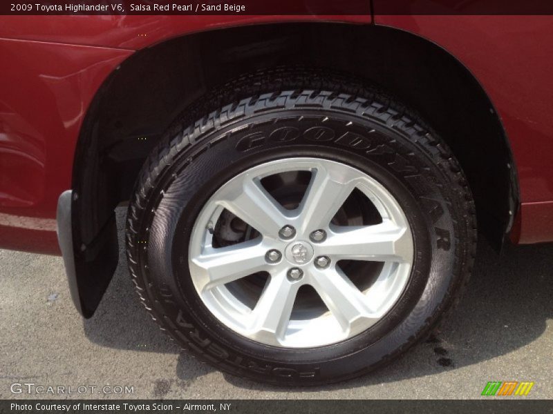 Salsa Red Pearl / Sand Beige 2009 Toyota Highlander V6