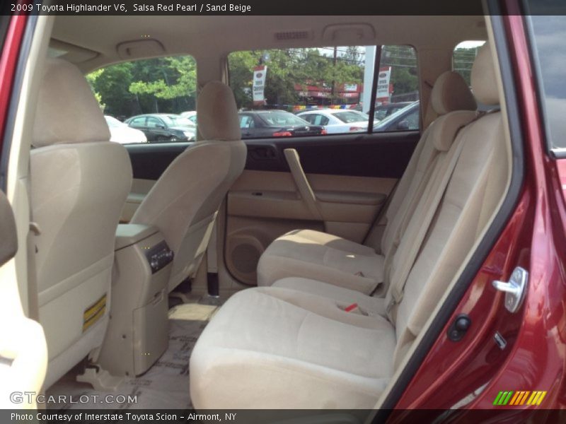 Salsa Red Pearl / Sand Beige 2009 Toyota Highlander V6
