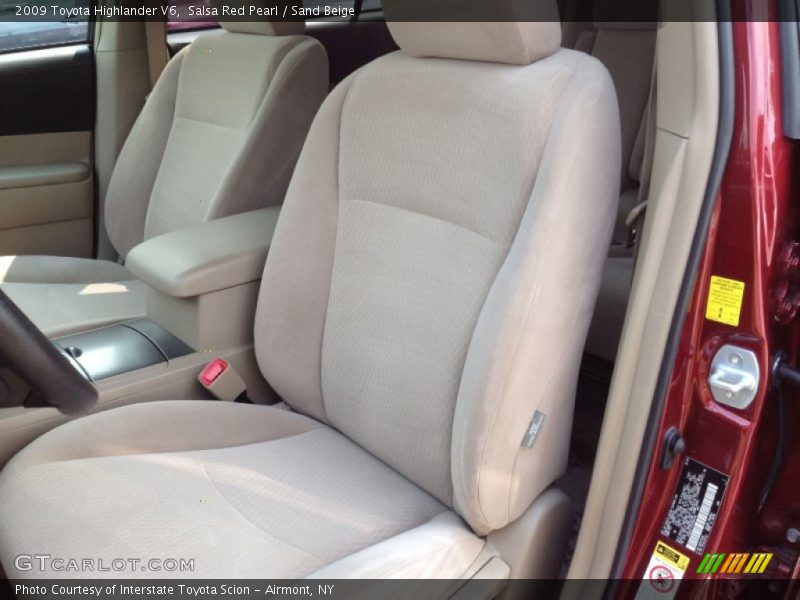Salsa Red Pearl / Sand Beige 2009 Toyota Highlander V6