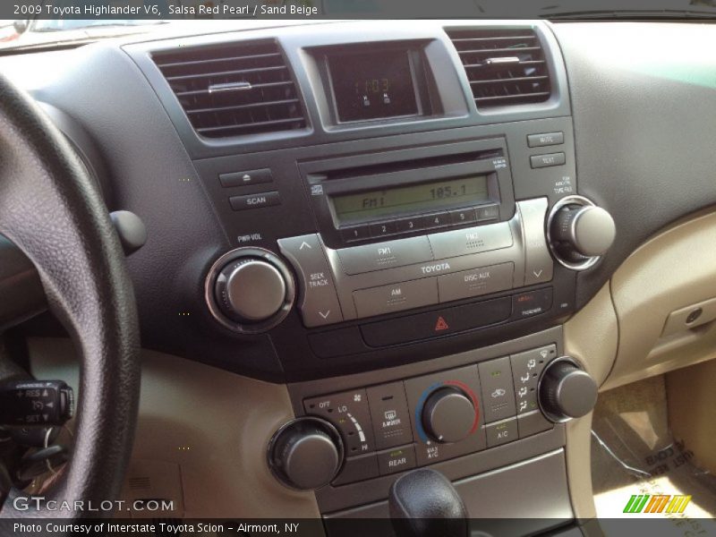 Salsa Red Pearl / Sand Beige 2009 Toyota Highlander V6
