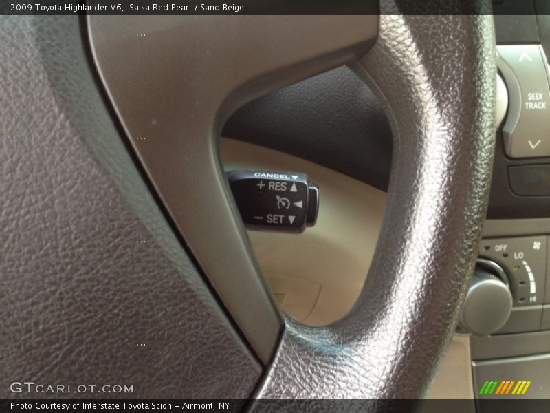 Salsa Red Pearl / Sand Beige 2009 Toyota Highlander V6
