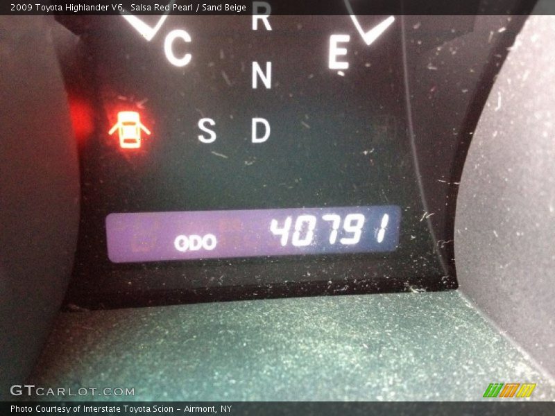 Salsa Red Pearl / Sand Beige 2009 Toyota Highlander V6