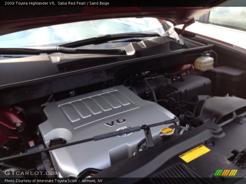 Salsa Red Pearl / Sand Beige 2009 Toyota Highlander V6