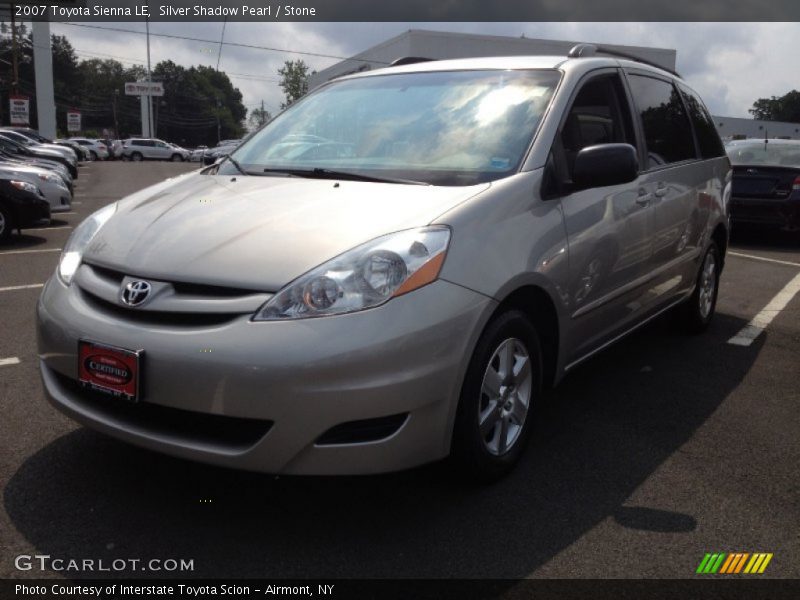 Silver Shadow Pearl / Stone 2007 Toyota Sienna LE