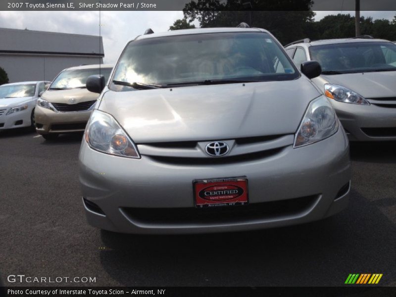 Silver Shadow Pearl / Stone 2007 Toyota Sienna LE