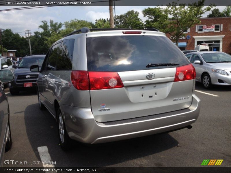 Silver Shadow Pearl / Stone 2007 Toyota Sienna LE