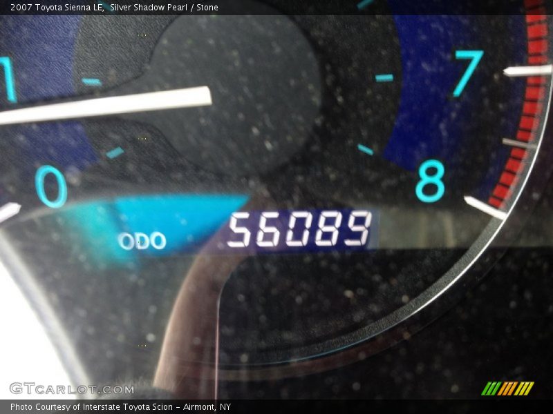 Silver Shadow Pearl / Stone 2007 Toyota Sienna LE