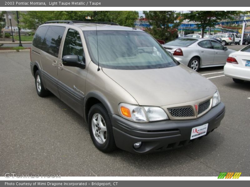 Light Taupe Metallic / Taupe 2003 Pontiac Montana