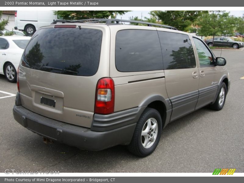 Light Taupe Metallic / Taupe 2003 Pontiac Montana