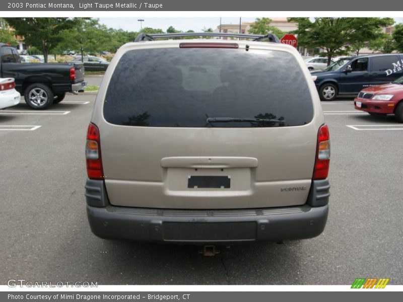 Light Taupe Metallic / Taupe 2003 Pontiac Montana