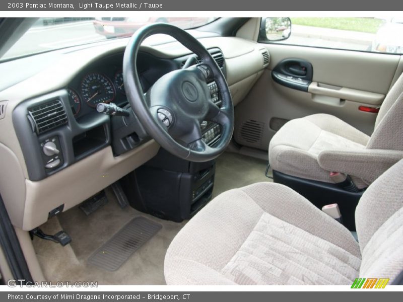 Light Taupe Metallic / Taupe 2003 Pontiac Montana