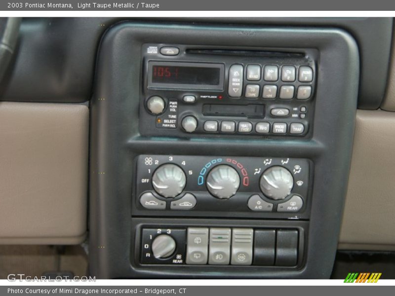 Light Taupe Metallic / Taupe 2003 Pontiac Montana