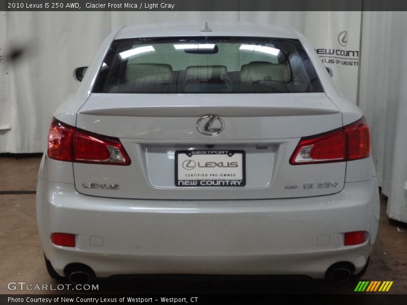 Glacier Frost Mica / Light Gray 2010 Lexus IS 250 AWD
