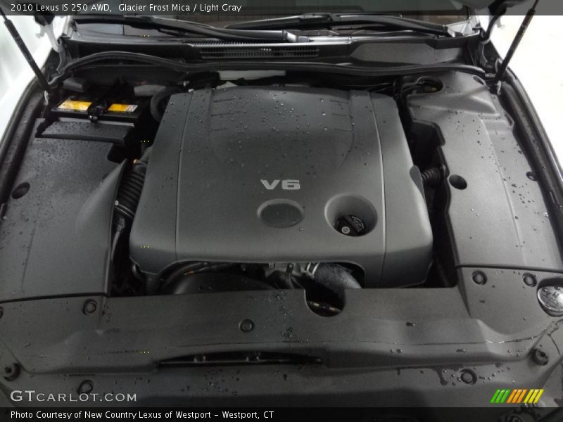 Glacier Frost Mica / Light Gray 2010 Lexus IS 250 AWD