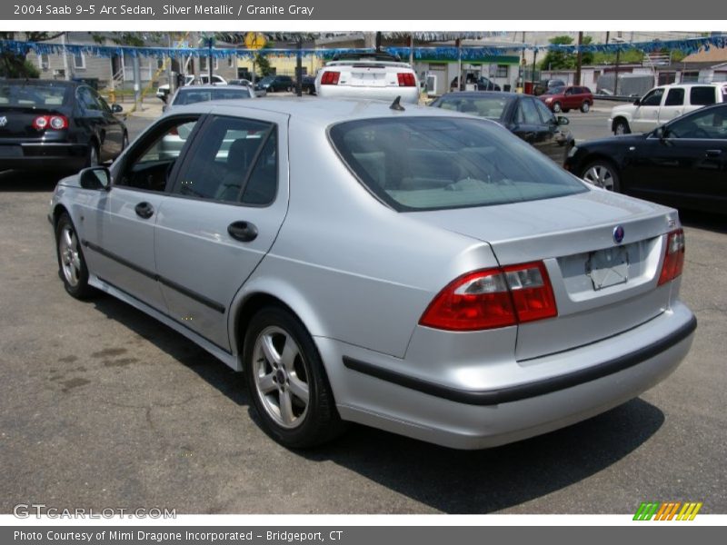 Silver Metallic / Granite Gray 2004 Saab 9-5 Arc Sedan