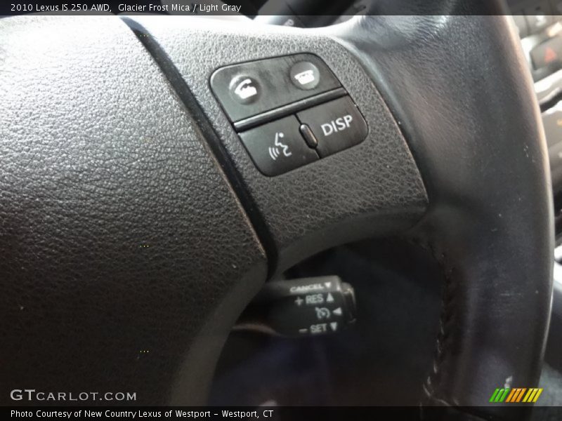 Glacier Frost Mica / Light Gray 2010 Lexus IS 250 AWD