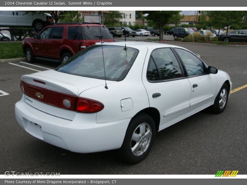 Summit White / Graphite 2004 Chevrolet Cavalier LS Sedan