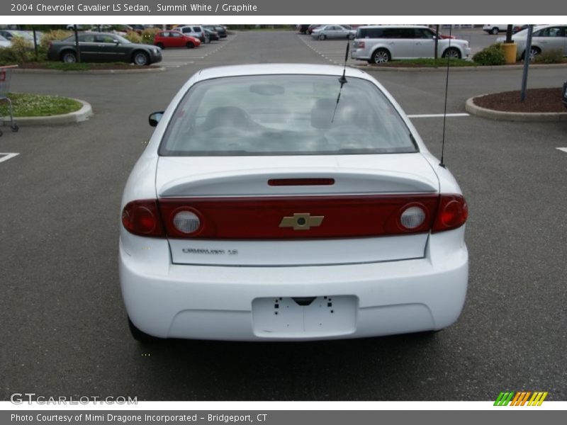 Summit White / Graphite 2004 Chevrolet Cavalier LS Sedan