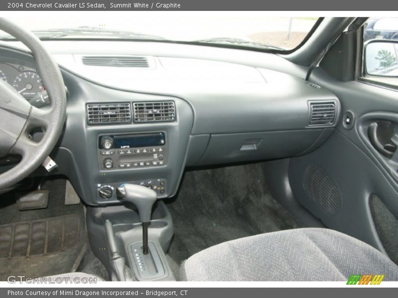 Summit White / Graphite 2004 Chevrolet Cavalier LS Sedan
