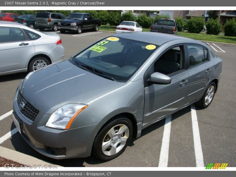 Magnetic Gray / Charcoal/Steel 2007 Nissan Sentra 2.0 S