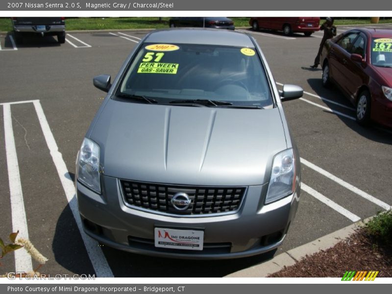 Magnetic Gray / Charcoal/Steel 2007 Nissan Sentra 2.0 S