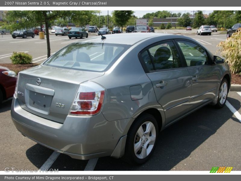 Magnetic Gray / Charcoal/Steel 2007 Nissan Sentra 2.0 S