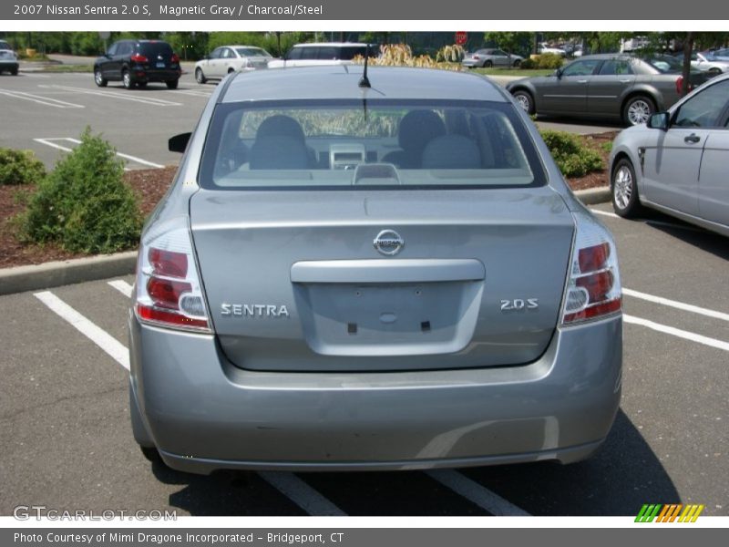 Magnetic Gray / Charcoal/Steel 2007 Nissan Sentra 2.0 S