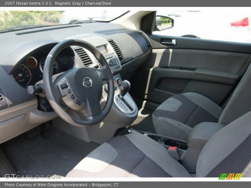 Magnetic Gray / Charcoal/Steel 2007 Nissan Sentra 2.0 S