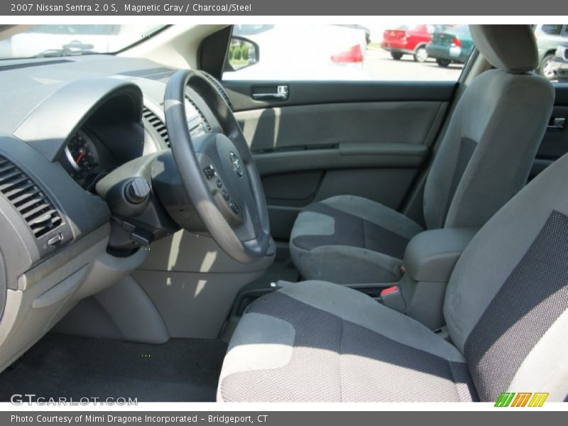 Magnetic Gray / Charcoal/Steel 2007 Nissan Sentra 2.0 S