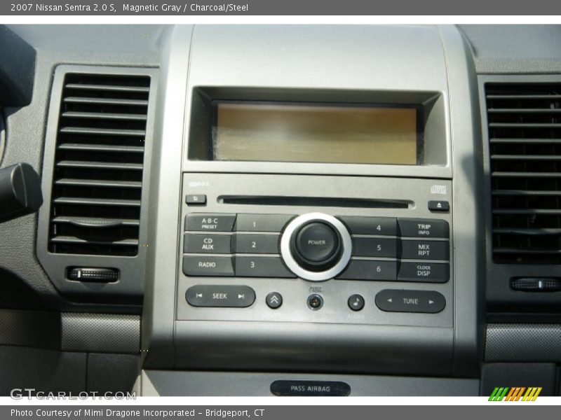 Magnetic Gray / Charcoal/Steel 2007 Nissan Sentra 2.0 S