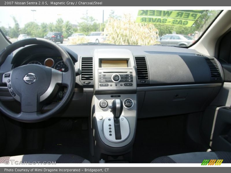 Magnetic Gray / Charcoal/Steel 2007 Nissan Sentra 2.0 S