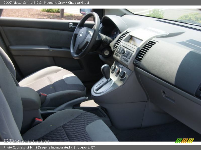 Magnetic Gray / Charcoal/Steel 2007 Nissan Sentra 2.0 S