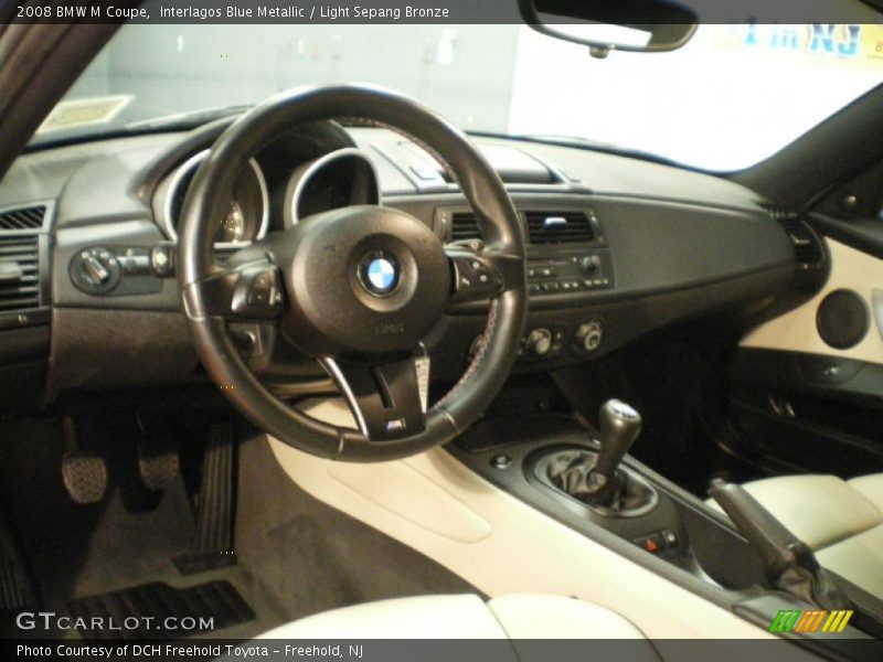 Interlagos Blue Metallic / Light Sepang Bronze 2008 BMW M Coupe