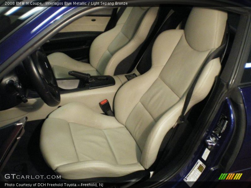 Front Seat of 2008 M Coupe