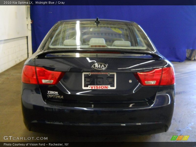 Midnight Blue / Gray 2010 Kia Optima LX