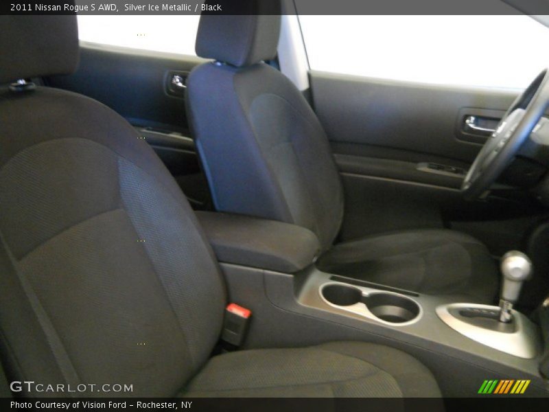 Silver Ice Metallic / Black 2011 Nissan Rogue S AWD