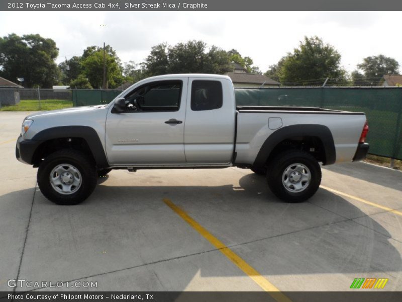 Silver Streak Mica / Graphite 2012 Toyota Tacoma Access Cab 4x4